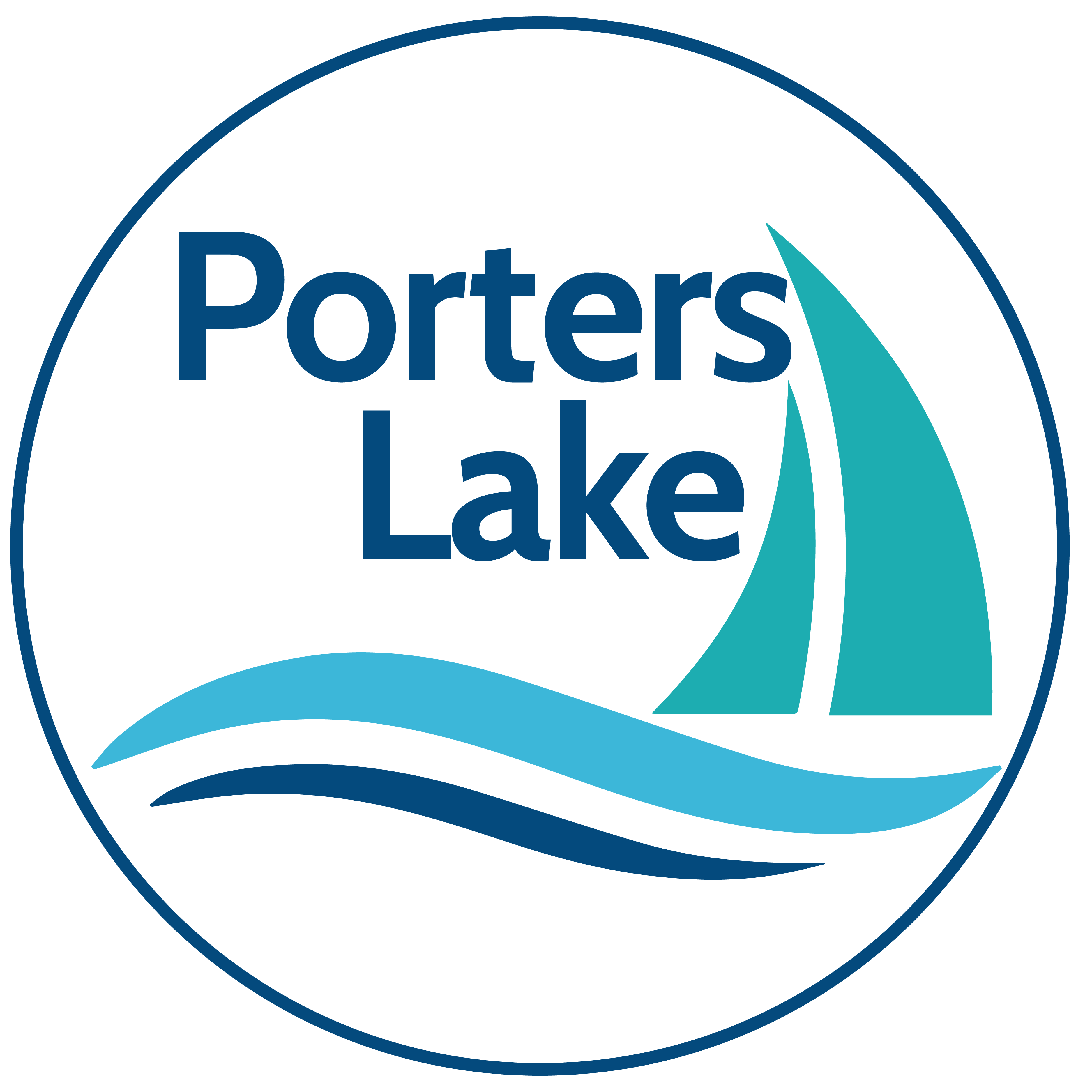 Porters Lake Nova Scotia Logo by Artsy Fartsy